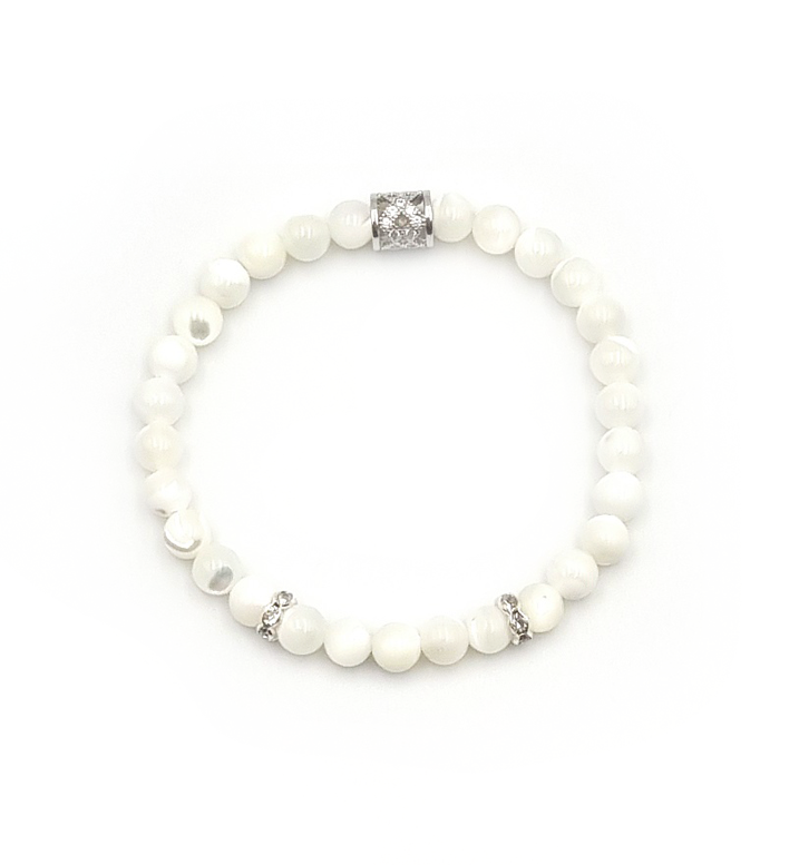 MAGic Armband “Mother of Pearls - silver III”